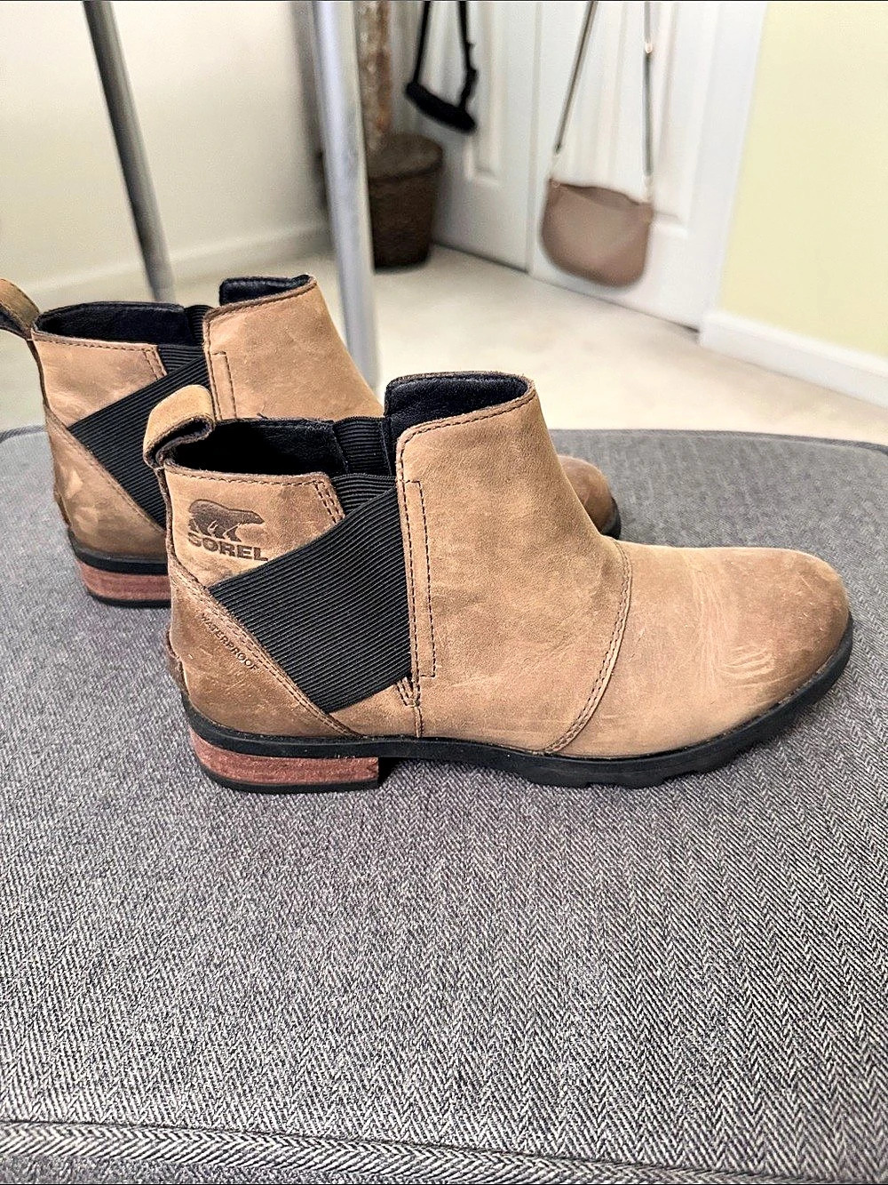 Sorel Emelie Chelsea Waterproof Boot Boots Brown